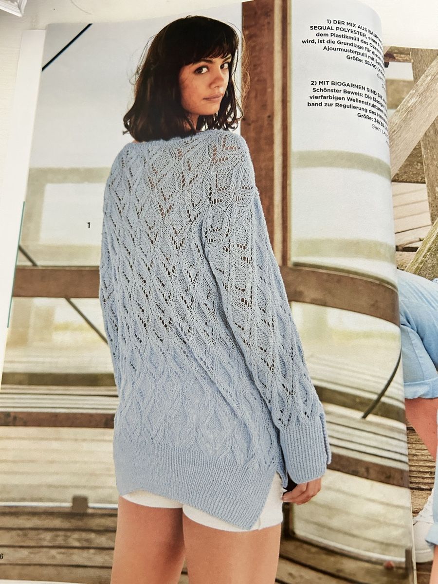 Riviste & Magazine: Sabrina, Strickanleitung "Organic Blue" – Usato da Deitingen venduto da dan_2fc9 2