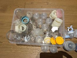 Milchflasche MAM und Medela