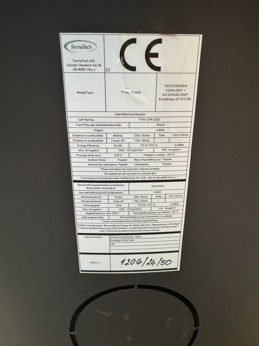Stufe caminetto: Kaminofen Termatech TT44S – Nuovo e nell'imballaggio originale da Uzwil venduto da Gant_Group 5