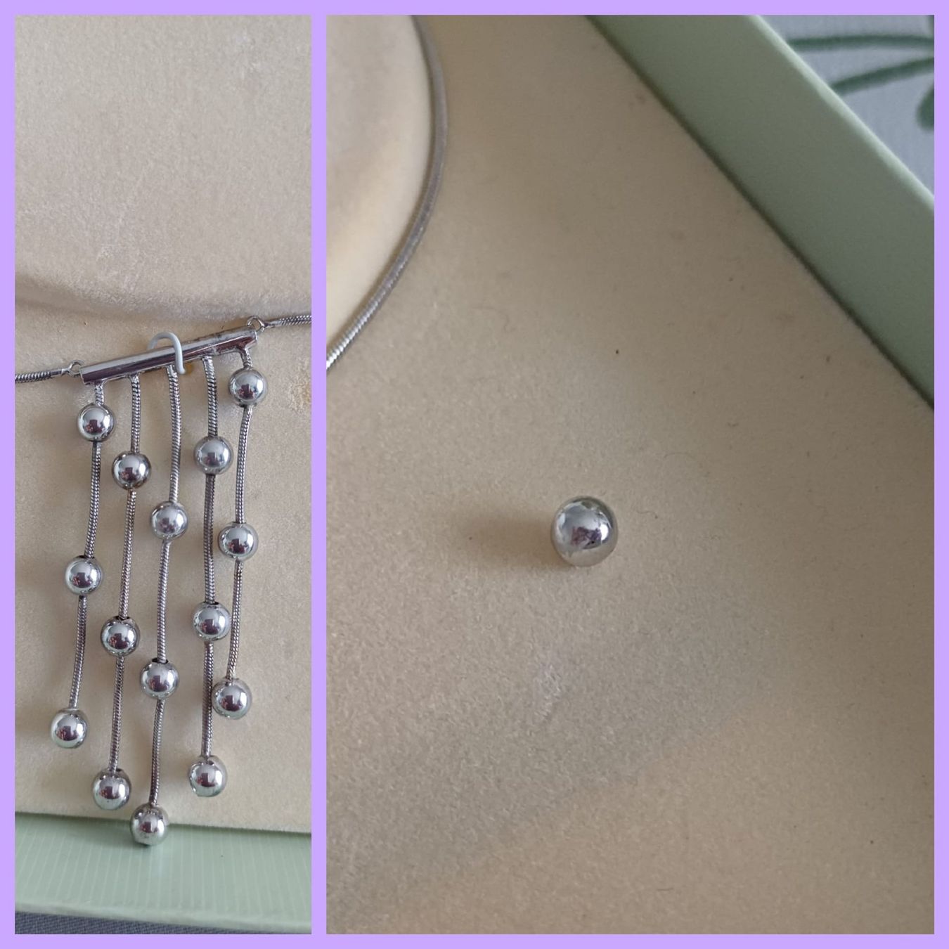 Altri gioielli: Collier et boucles d'oreilles argentés élégants avec boît... – Nuovo e nell'imballaggio originale da Payerne venduto da jea_m6nb 5