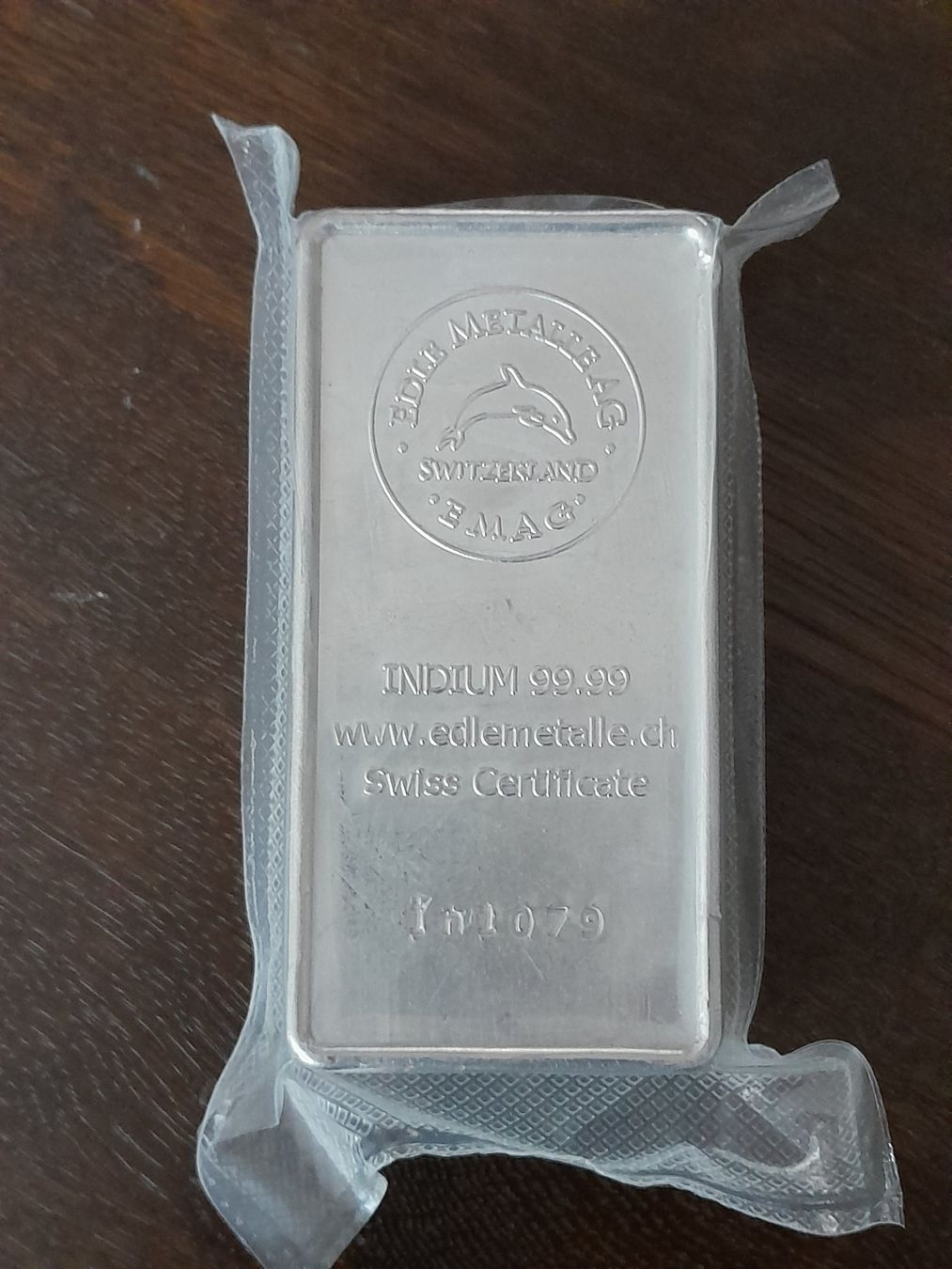 1 kg Indium / Alternative zu Gold und Silber als Anlage (Gebraucht) in ...