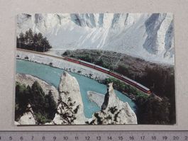 Flims, Rheinschlucht, Rhätische Bahn