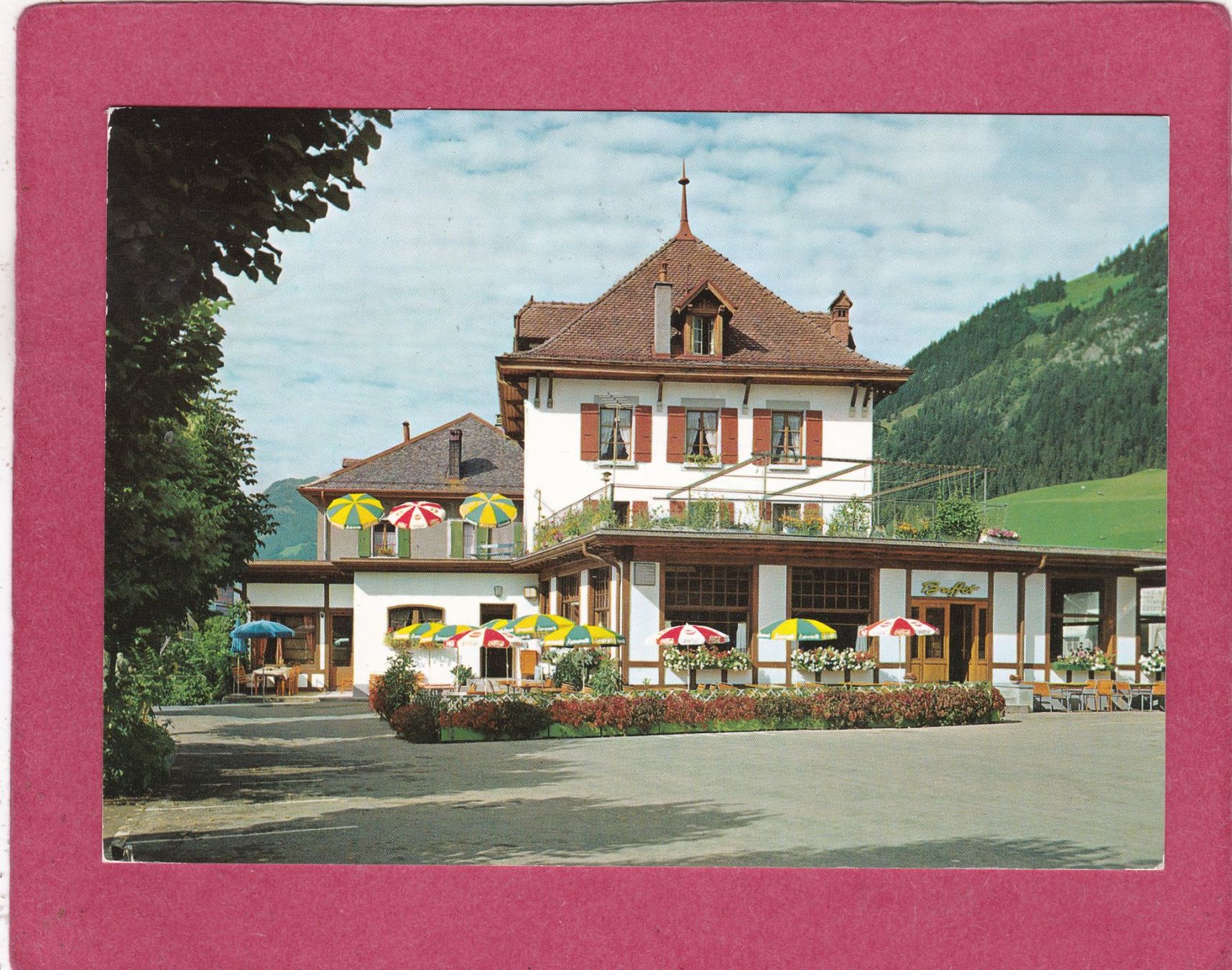 Cartoline postali: Château-d' Oex Buffet de la Gare 1982 – Usato da Herisau venduto da Lisegrat2008