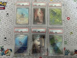 Pokemon 151 Japanese evolution set PSA 