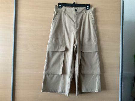 Pantalon bermuda colori camel t.L