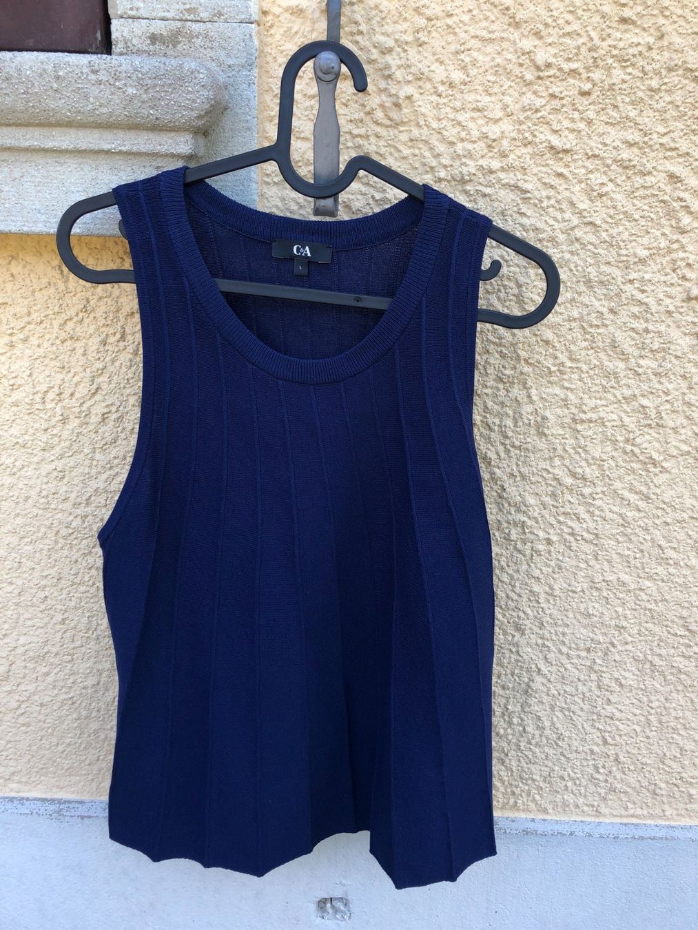 C&A Top: C&A dunkelblaues Sommer-Top L – Usato da Wädenswil venduto da Pixie_