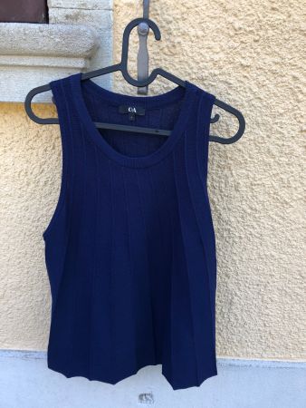 C&A dunkelblaues Sommer-Top L