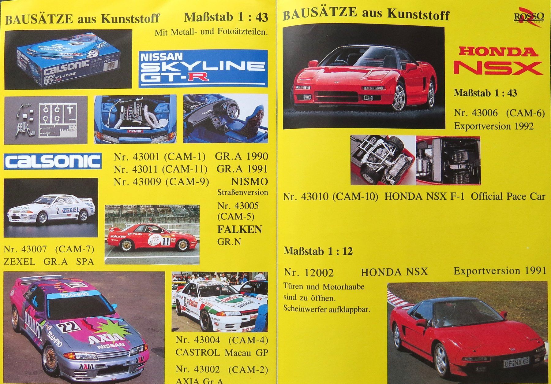 Modellini d'auto: Rosso Modellautokatalog – Nuovo (secondo la descrizione) da Ettingen venduto da campione_1 2