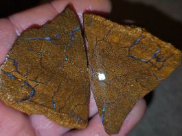 Grosses Australisches Boulderopal Rohstein Paar