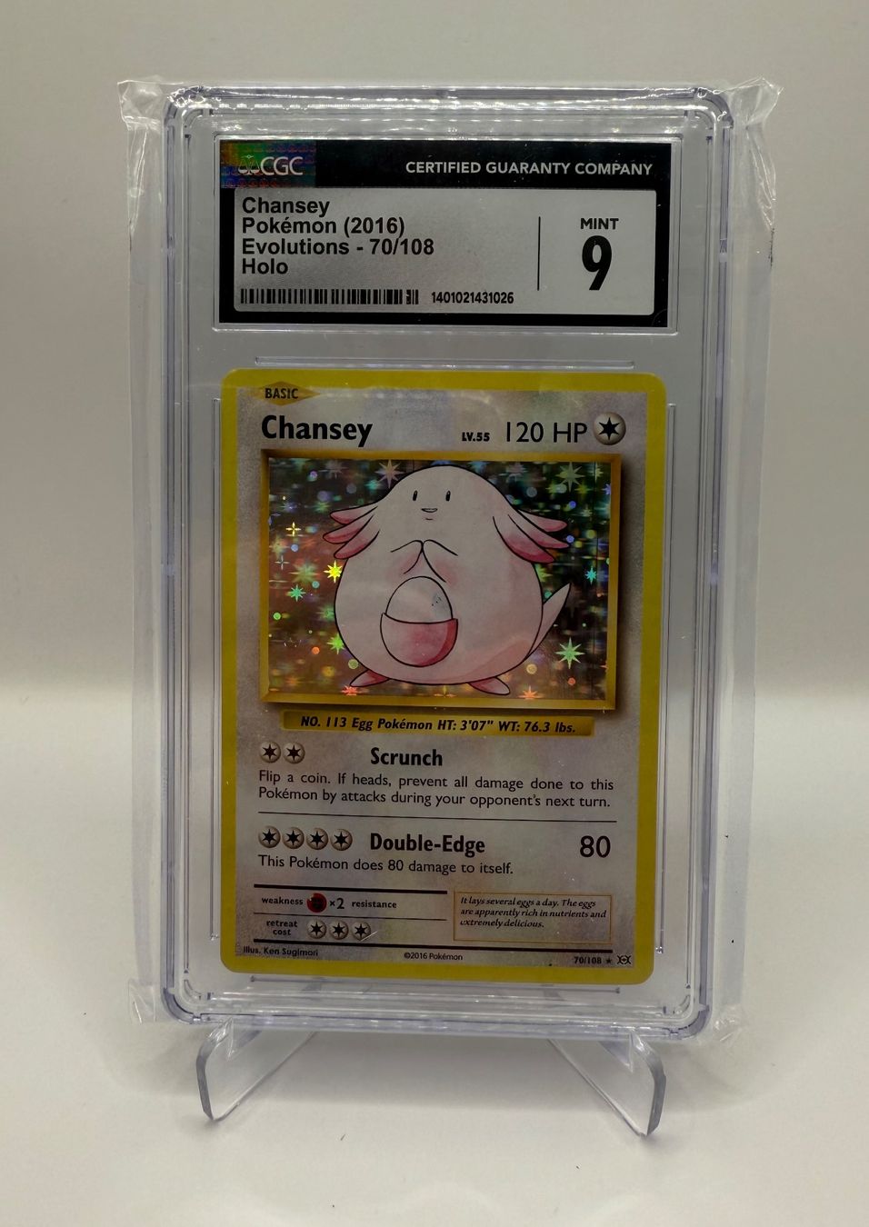 Pokémon Carte collezionabili: Chansey #70 Pokemon Evolutions - CGC - 9 - MINT – Nuovo e nell'imballaggio originale da Dietikon venduto da gab_qz7y