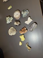 Schöne Mineraliensammlung