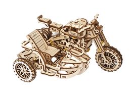 UGEARS MOTORRAD SCRAMBLER UGR-10 MIT BEIWAGEN