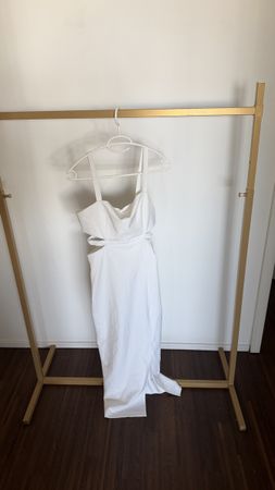 Kleid weiss Zara Grösse S 