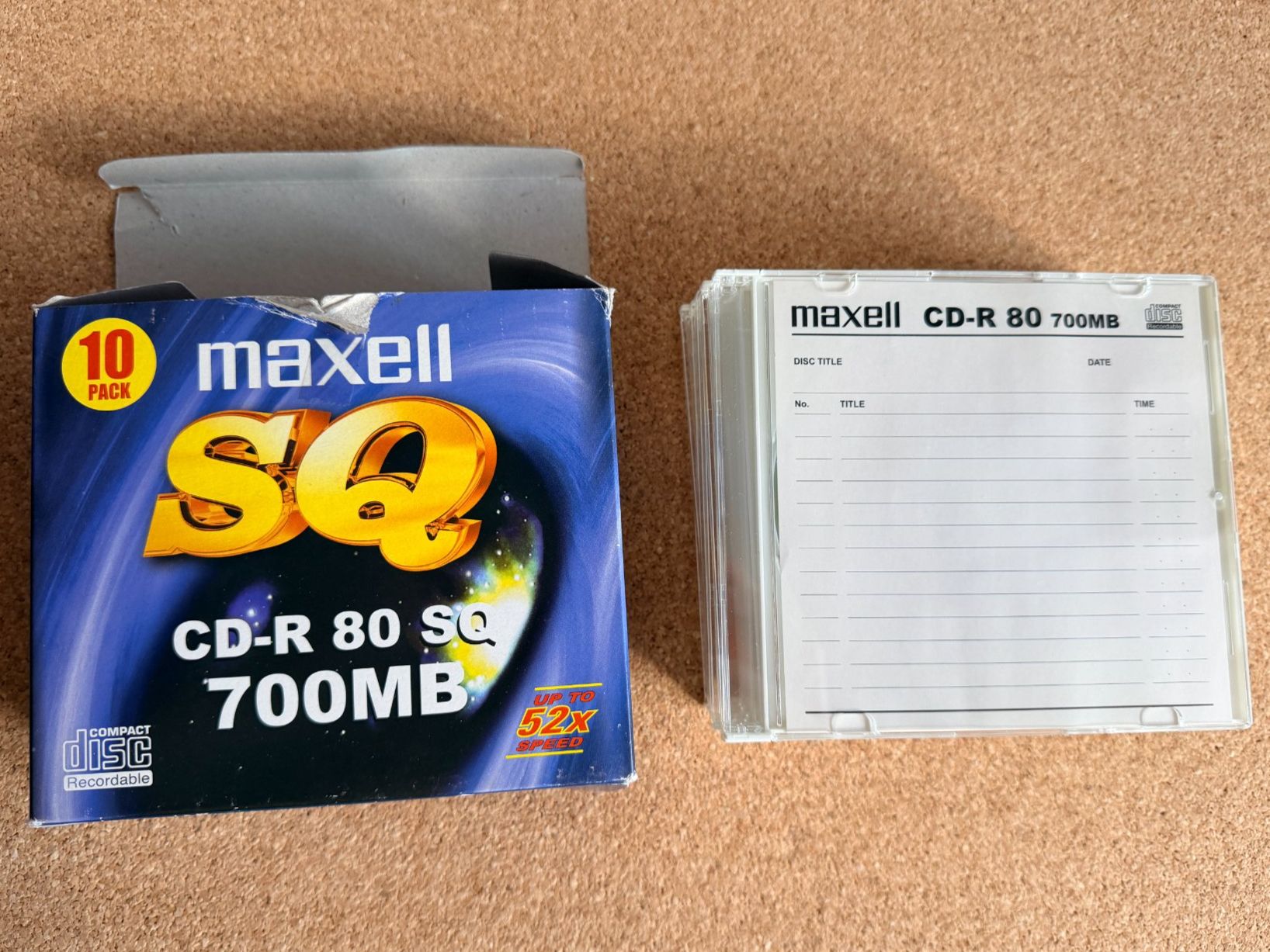 CD & DVD vergini: Maxell: CD-R 700 MB – Usato da Binningen venduto da samorga21