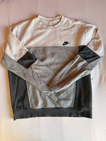 Sweat Nike colorblock blanc gris  Taille M