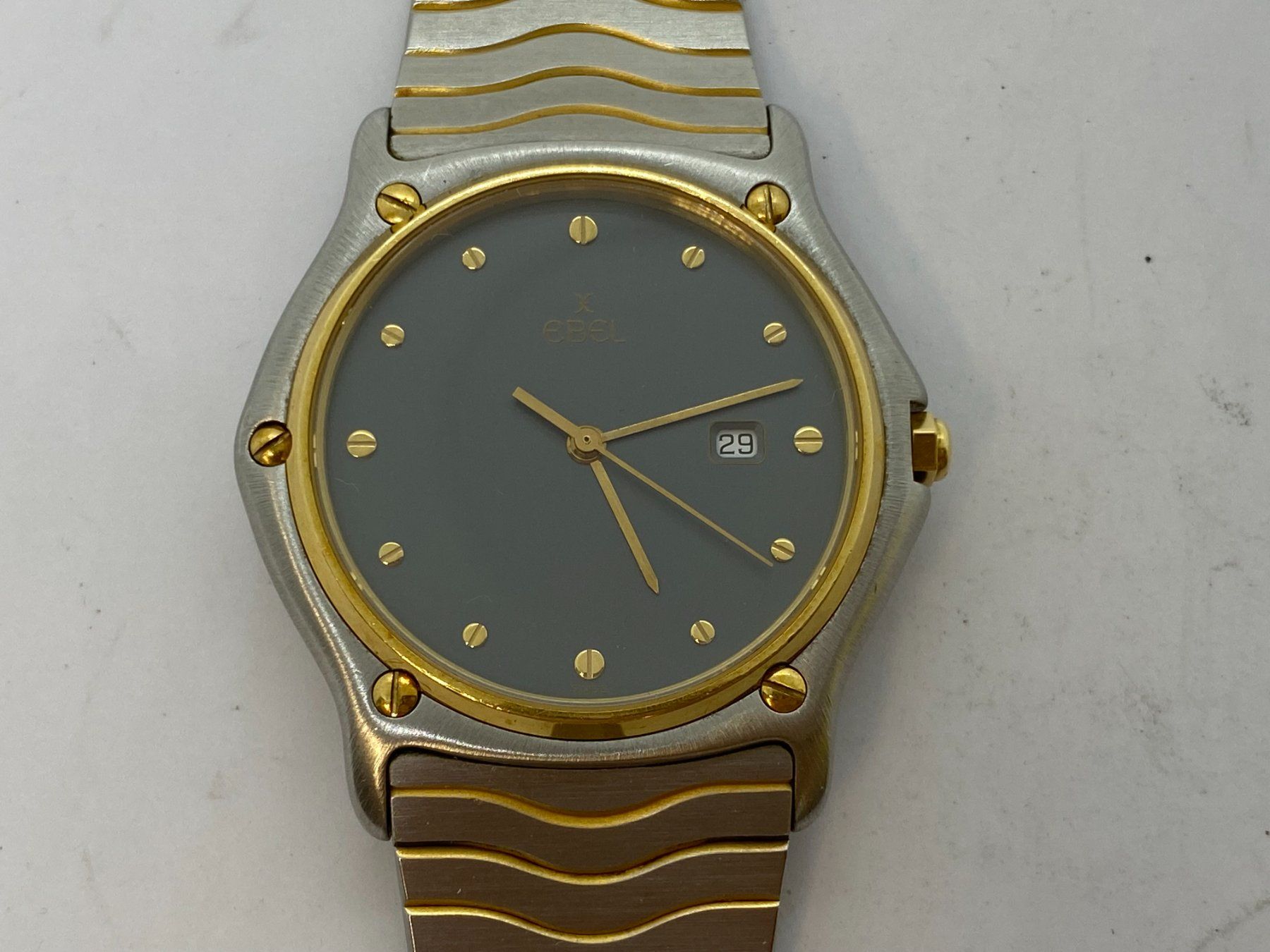 Ebel Orologi: EBEL Wave 35mm Quarz läuft/i494 – Usato da Bern venduto da JMsoehne1987 1