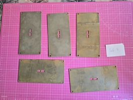 Modellbau Baustellenzubehör Stahlplatten Set 4