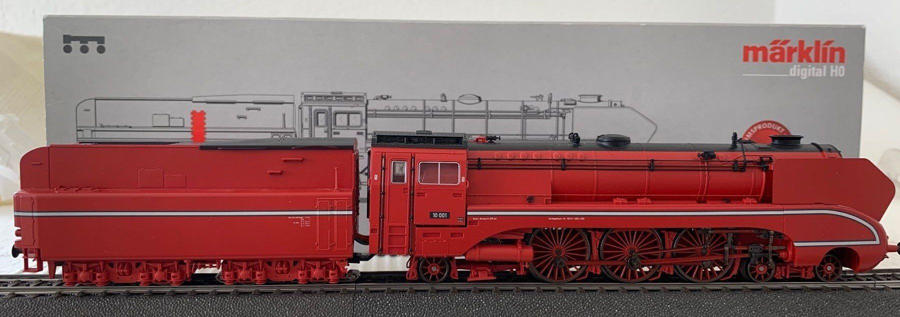 Märklin Modellini di ferrovie: Märklin HO-Wechselstrom Dampflok BR 10 / Digital – Nuovo (secondo la descrizione) da Melchnau venduto da Lhofer 4