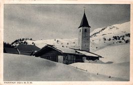 Parpan 1511 m.ü.M. Reformierte Kirche