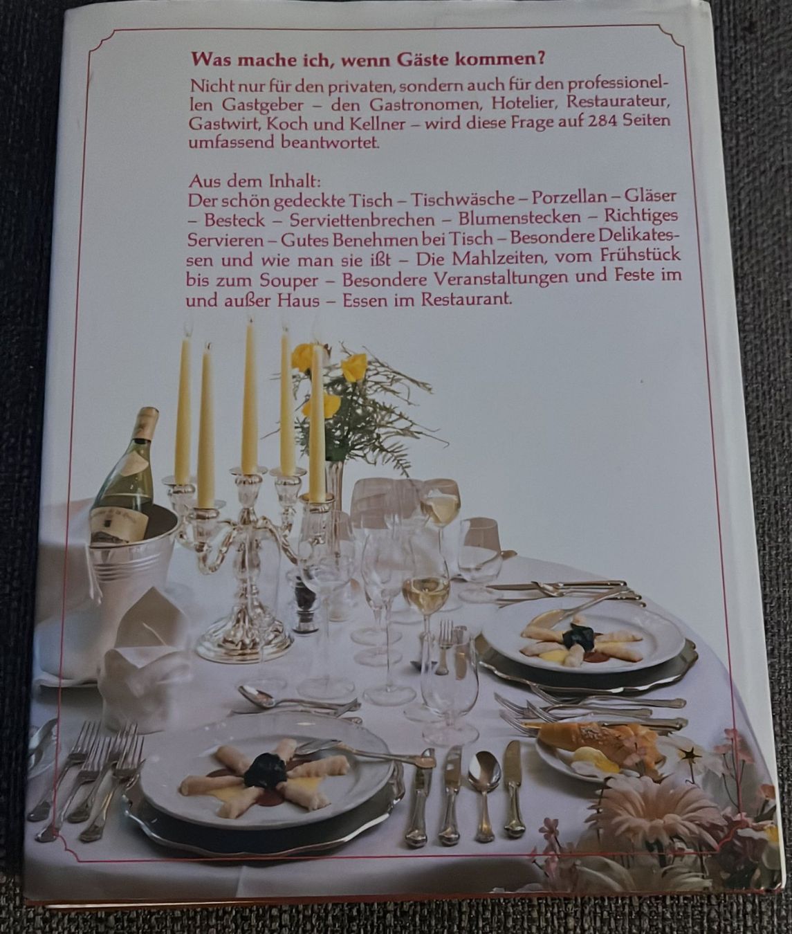 Bücher: Buch Tafelkultur – Gebraucht aus Muttenz von MIBLADA 1