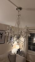 Crystal Chandelier 5-Arm Transparent Used Condition