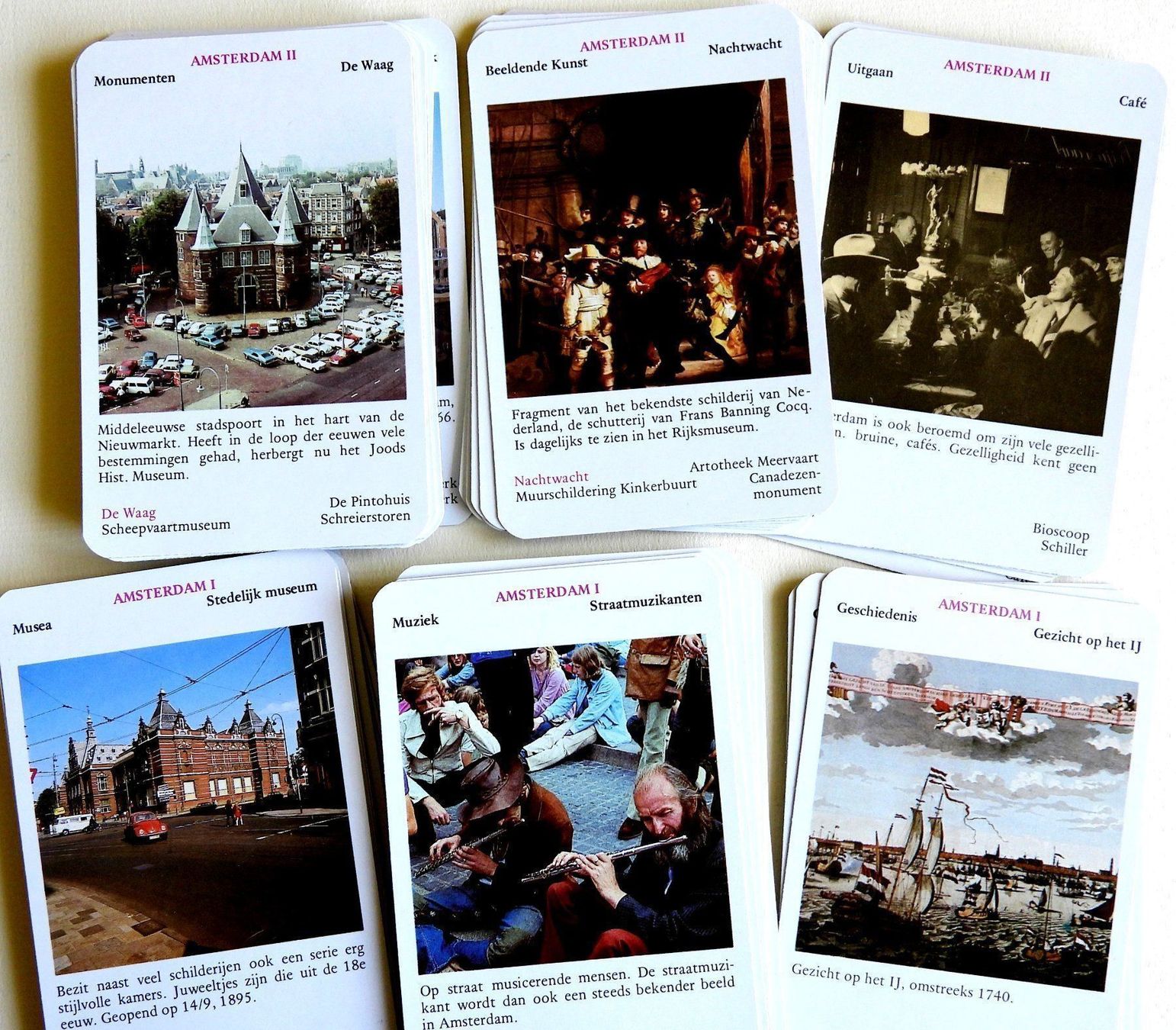 Giochi: 2 Quartettspiele Fotos Amsterdam – Usato da Bürglen venduto da holarctic 3