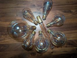 8 Vintage Edison Style Bulbs