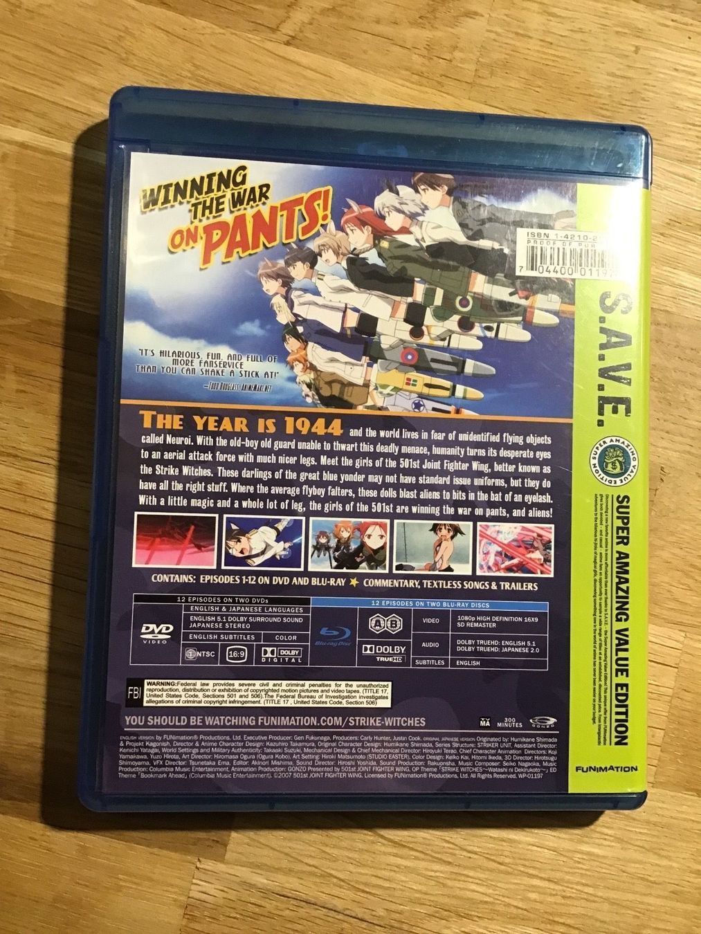Alle DVDs: Anime STRIKE WITCHES 1 & 2 Seasons Blu-ray Set – Gebraucht aus Glattfelden von Danshari 1