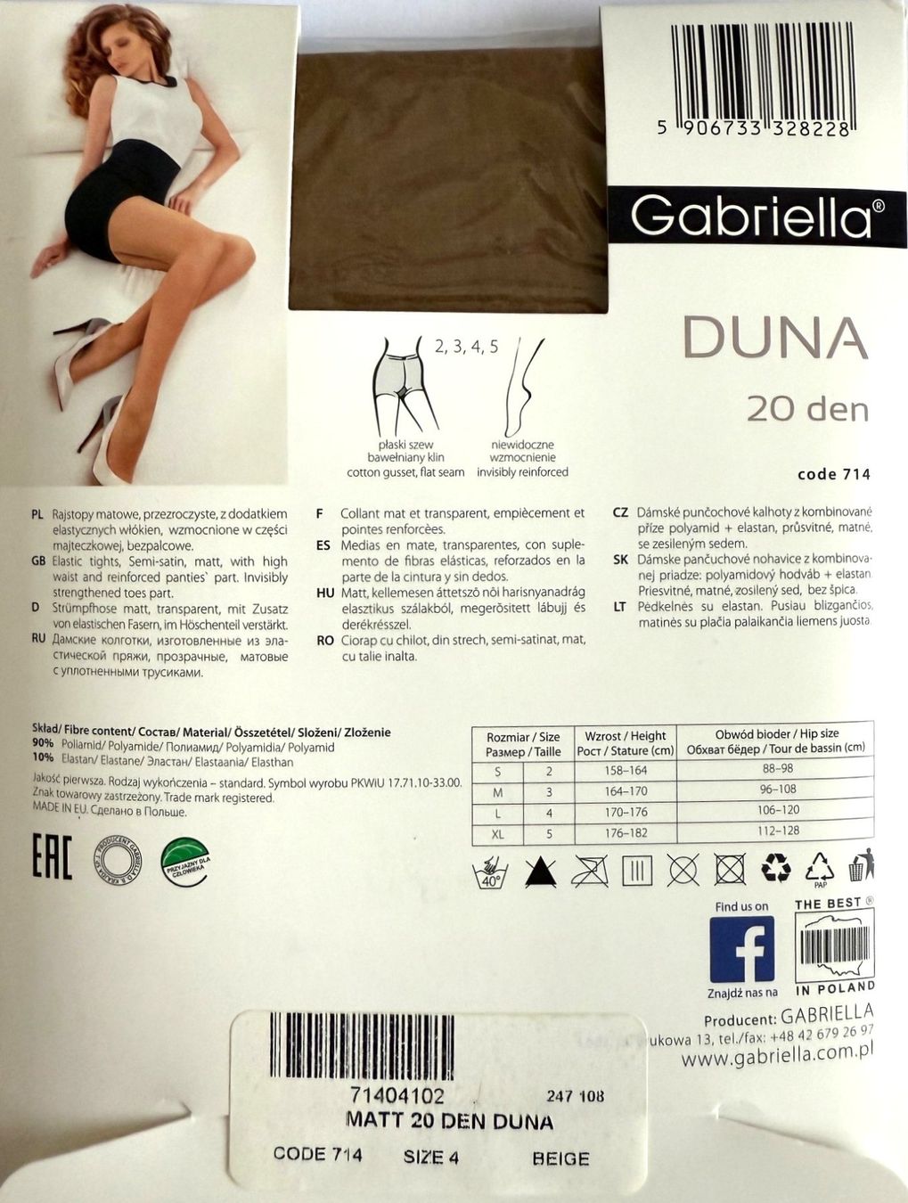 Calze & Collant: Strumpfhose Gabriella Duna – Nuovo e nell'imballaggio originale da Menziken venduto da ABA60 1