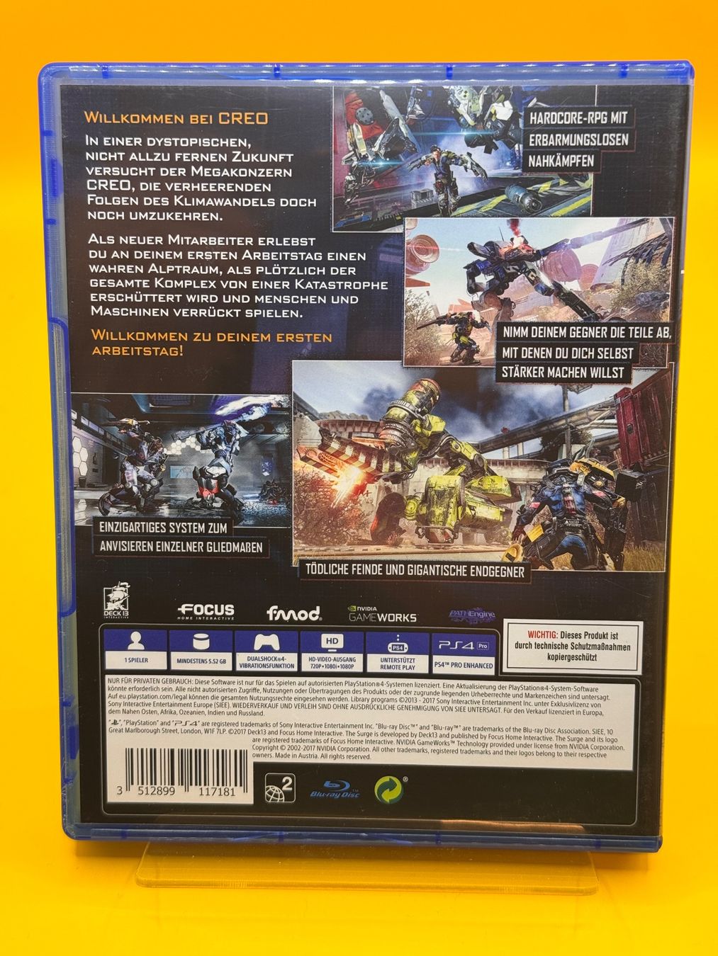 Sony Jeux: The Surge PS4 - Action-Rollenspiel – D'occasion à Oberwil b. Zug par silver2024 1