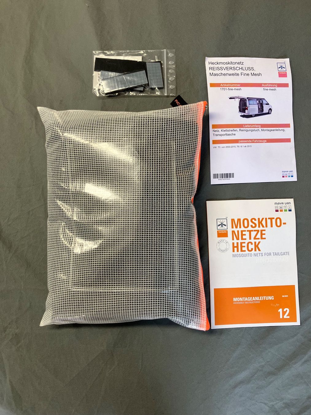 Altri accessori per camping: Moskitonetz Heckklappe VW T5/6 – Nuovo e nell'imballaggio originale da Zürich venduto da Ruwi1948 2
