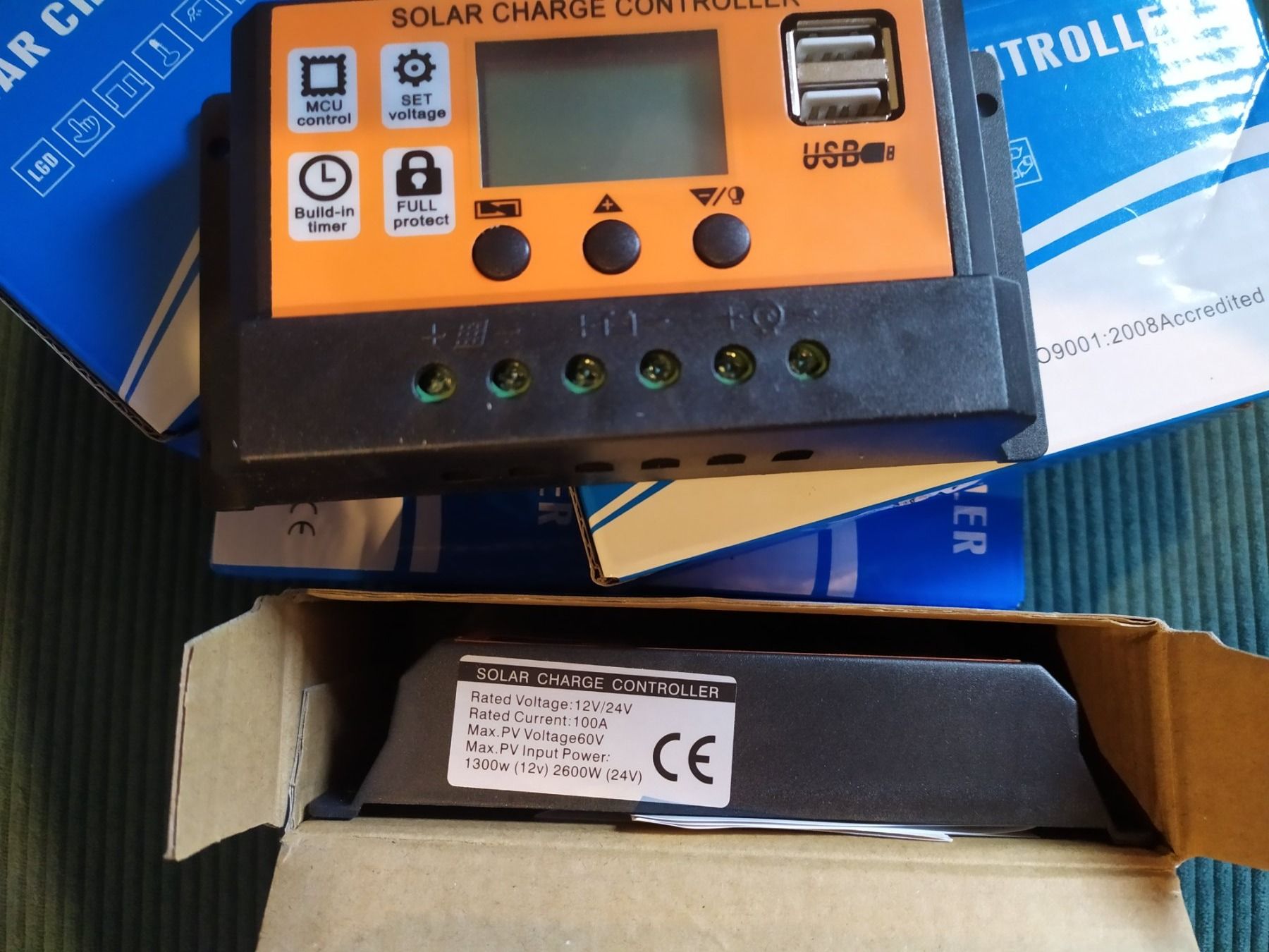 Konverter: 100A Solarpanel-Laderegler 12/24V Solar Controller – Neu (gemäss Beschreibung) aus Badäl von RYzeR9980X4D 4