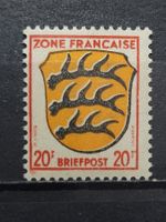 Franzö Zone Allgemeine Mi-Nr. 8 bx Postfrisch Geprüft 120 Fr