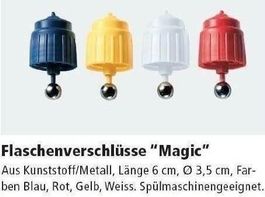 Betty BOSSI Flasche Magic Verschluss 4 er Set Flaschen