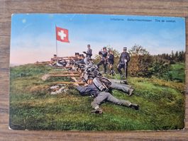 Ansichtskarte 1. Weltkrieg Grenzbesetzung 1914