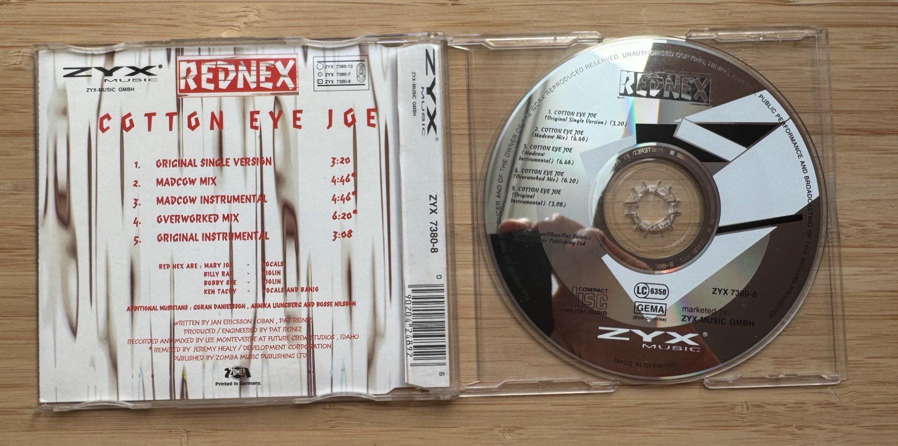 CDs: Rednex - Cotton Eye Joe, CD, Single, 1994 – D'occasion à Winterthur par YaV 1