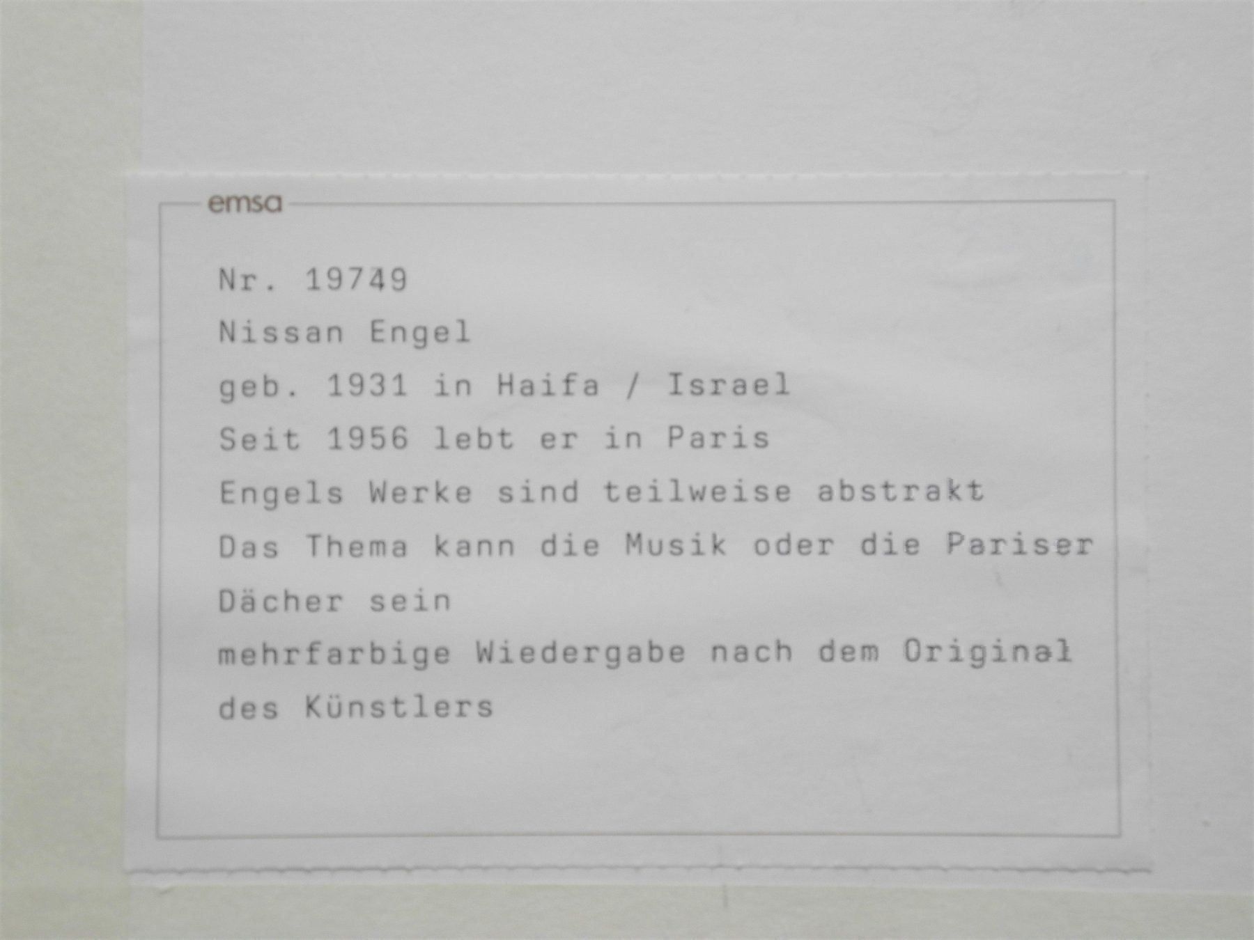 Foto & Immagini: Nissan ENGEL 1931-2016 Beethoven No 3 – Usato da Wünnewil-Flamatt venduto da ImposantArt 3