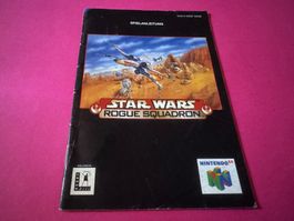 ANLEITUNG FÜR STAR WARS ROGUE SQUADRON NINTENDO 64