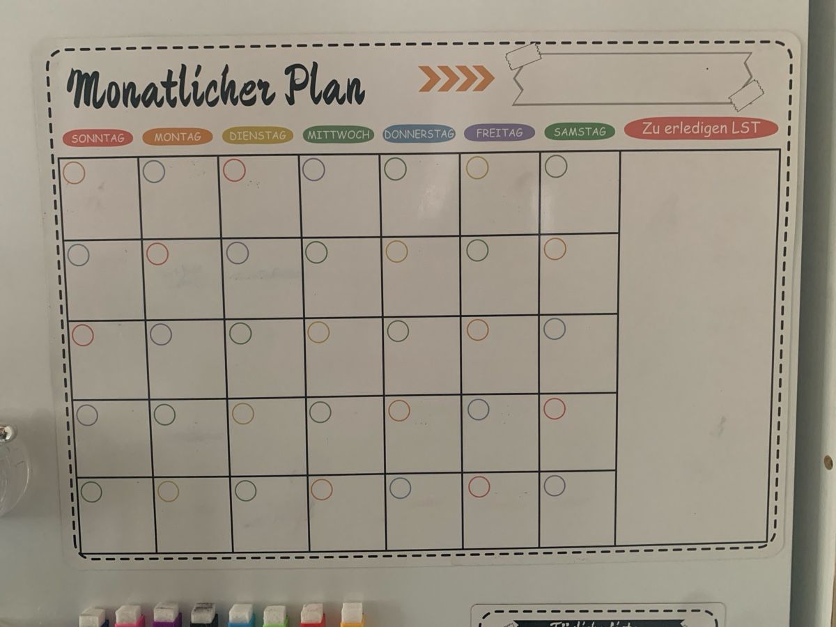 Calendari: Übersichtsplan/Terminplaner magnetisch – Usato da Windlach venduto da Liat 2
