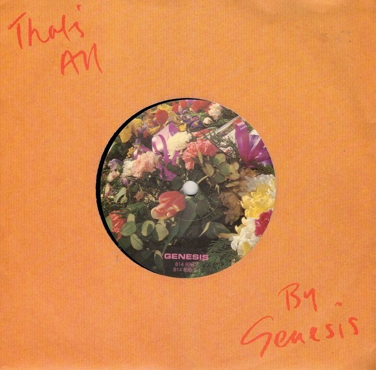 Dischi in vinile: Genesis  --  That`s All  Single7 – Usato da Oberwil (Dägerlen) venduto da thealbum