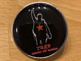 Rage Against the Maschine Pin Anstecker  Metal Rock Band