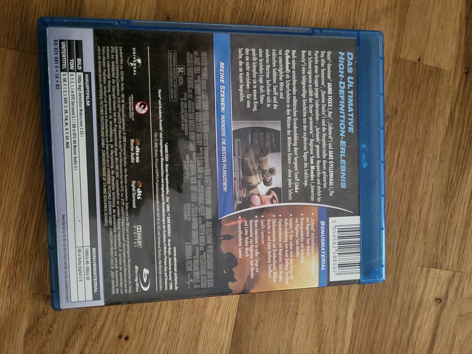 Alle DVDs: Bluray Dvd Jarhead – Gebraucht aus Wünnewil von Susuki125gt 2