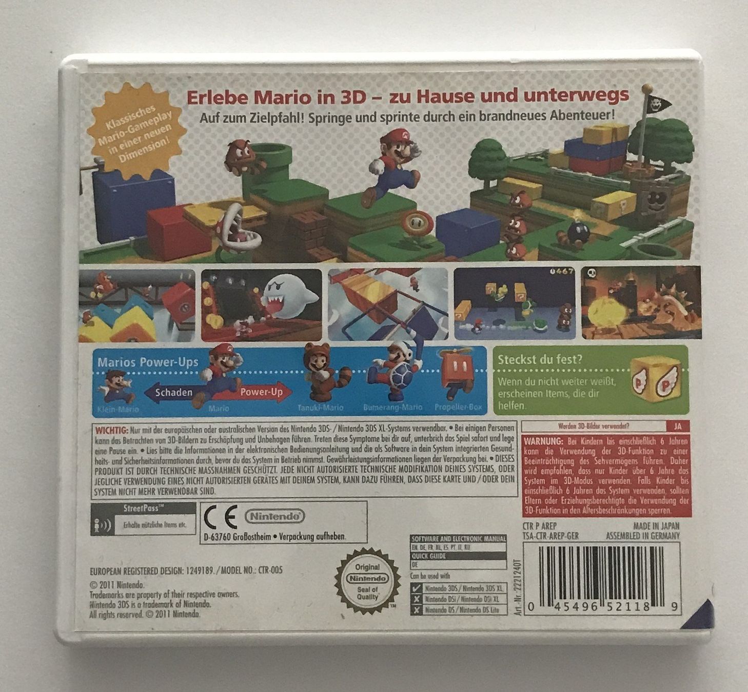 Giochi: 3DS - Super Mario 3D Land – Usato da Allschwil venduto da Bullach 2