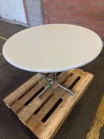 Runder Besprechungs- / Esstisch Ø 100 cm – Weiss