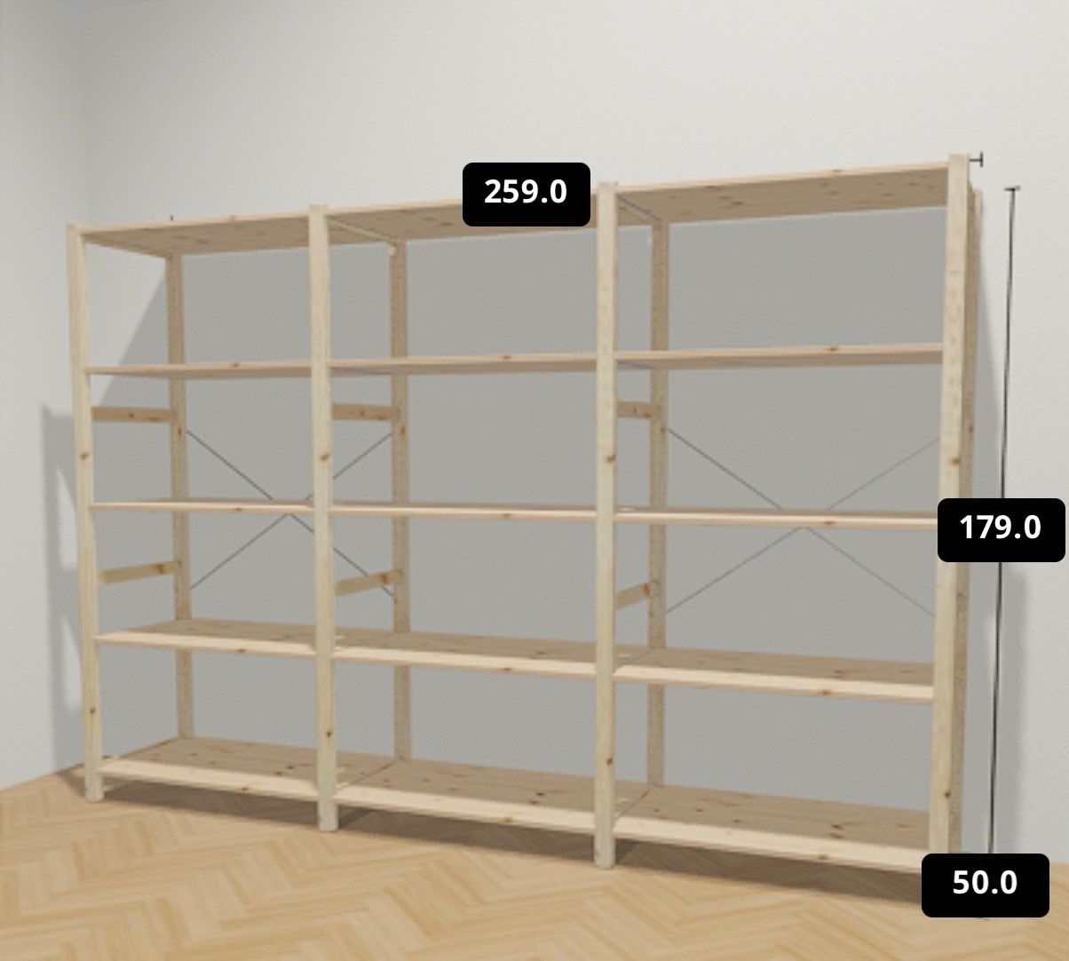 Ikea Regale: Ikea Ivar Holzregal – Gebraucht aus Eglisau von PD0970 2