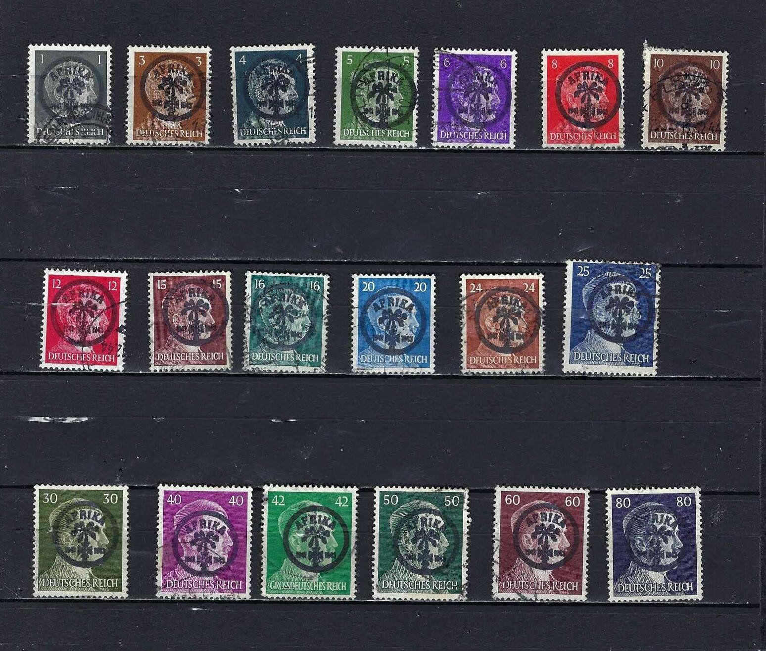 Alle Briefmarken: WKII Besetzung gest. – Neu und originalverpackt aus Altstätten SG von Nandodax