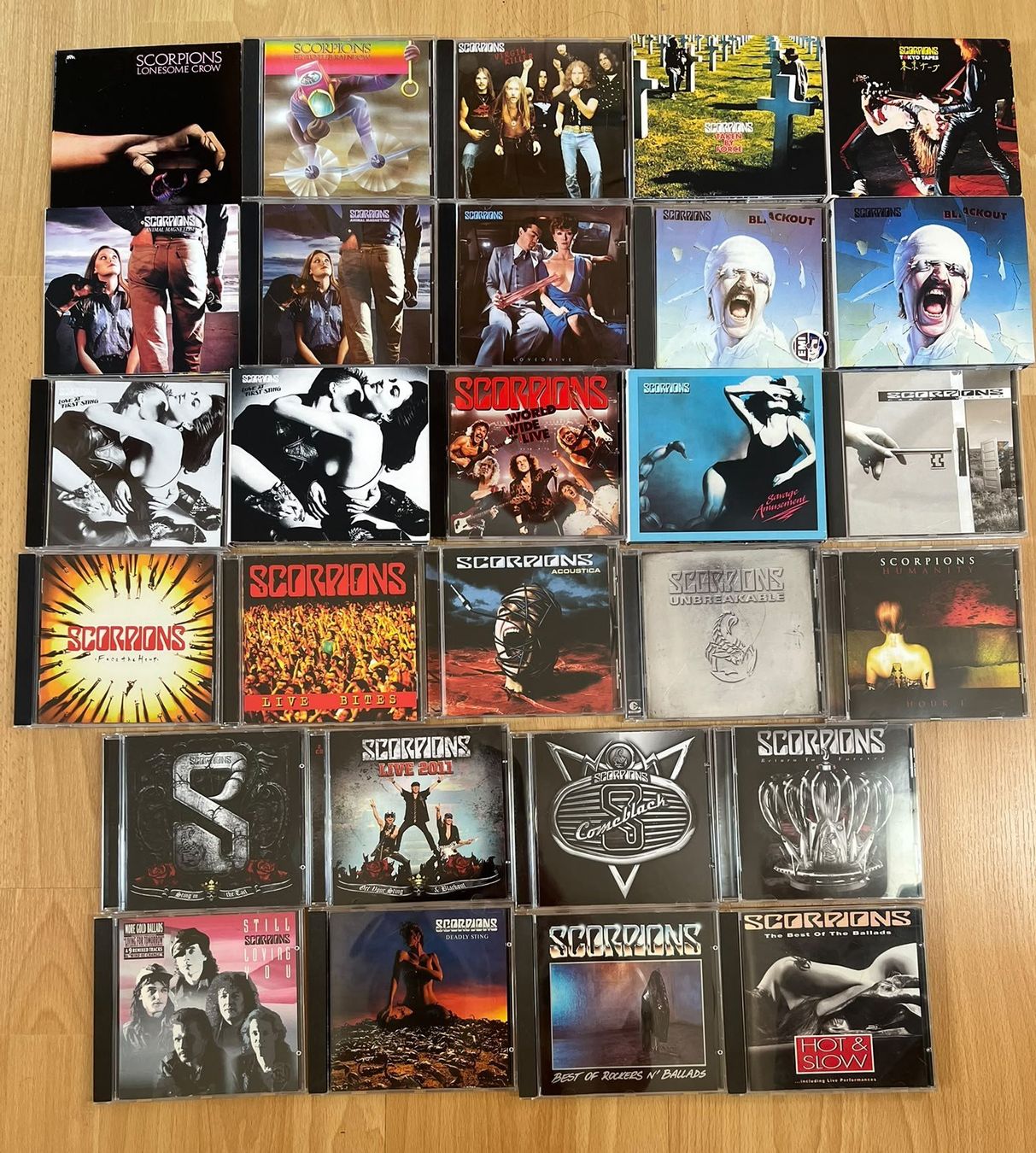 CDs: SCORPIONS CD Sammlung – Gebraucht aus Sevelen von Sparta01