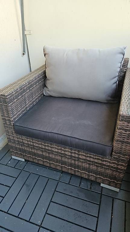 Sessel: Rattansessel - Bezüge sind waschbar – Gebraucht aus Zürich von Joschu01