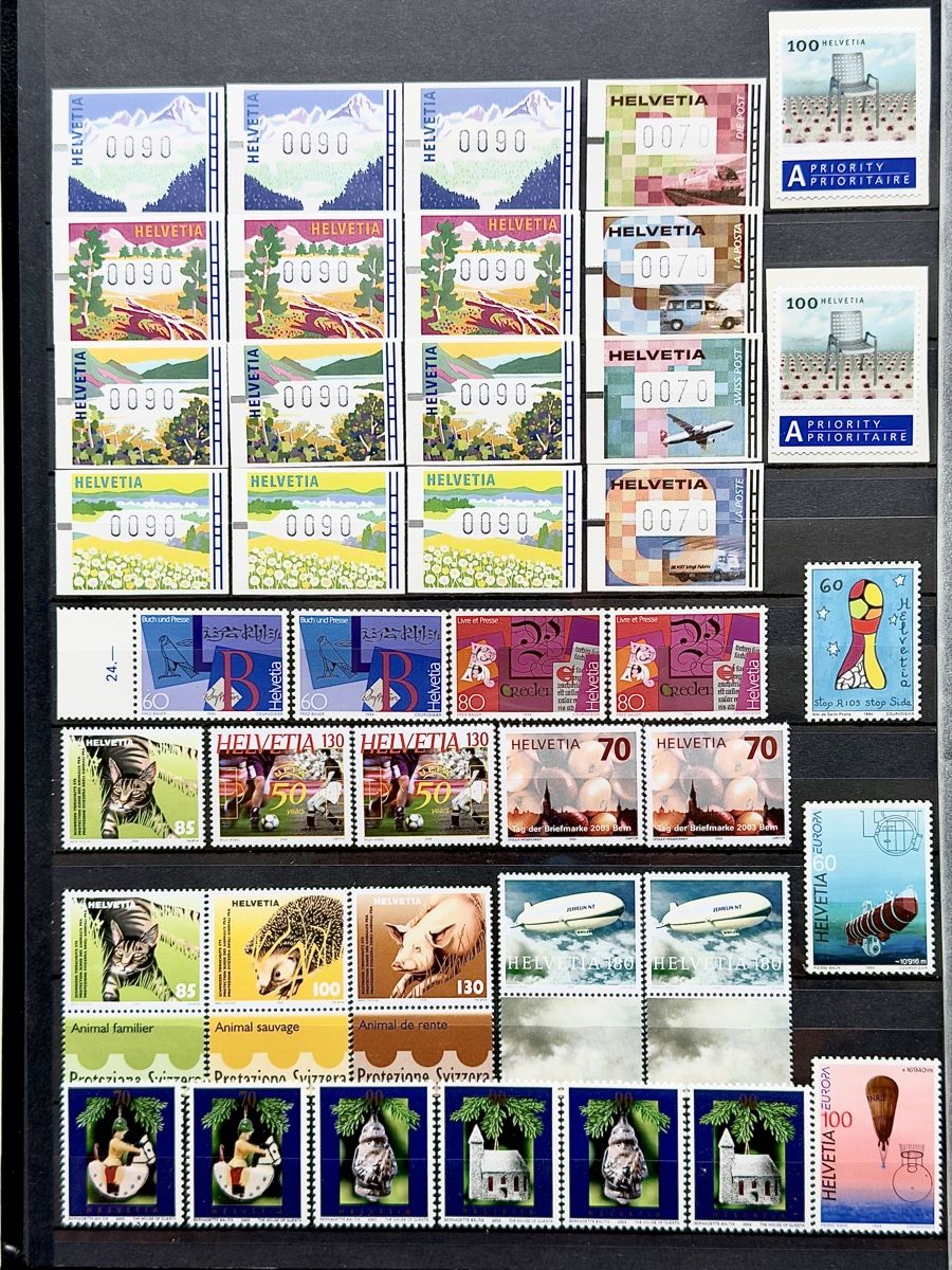 Tous les timbres: Frankatur CHF 100.- postfrisch – Neuf (Voir description) à Glattbrugg par Artos67 1