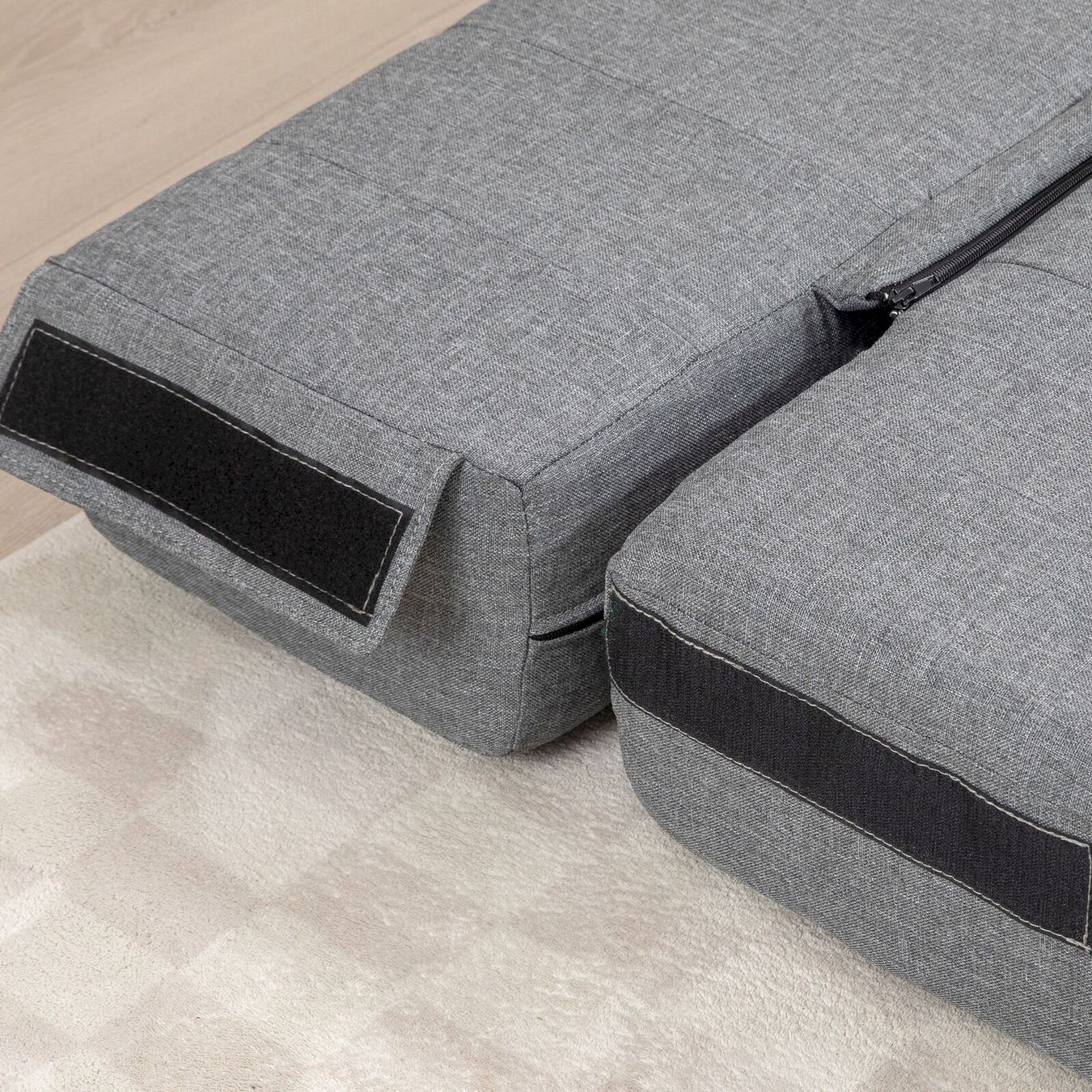 Sofas: HOMCOM Klappsessel Grau – Neu und originalverpackt aus Bottighofen von zaap 8
